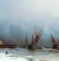 Сигнал бури. 1851 - Signal of the storm. 185181 х 117 смХолст, маслоРомантизм, реализмРоссияТула. Тульский областной художественный музей